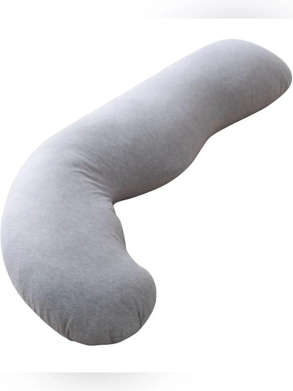 NWT - Momcozy J Shaped Pregnancy Pillow, Maternity Body Pillow for Side Sleepers